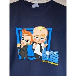 The Boss Baby Family Business DreamWorks Movie Promo T-Shirt Kids XL Mens Small‎